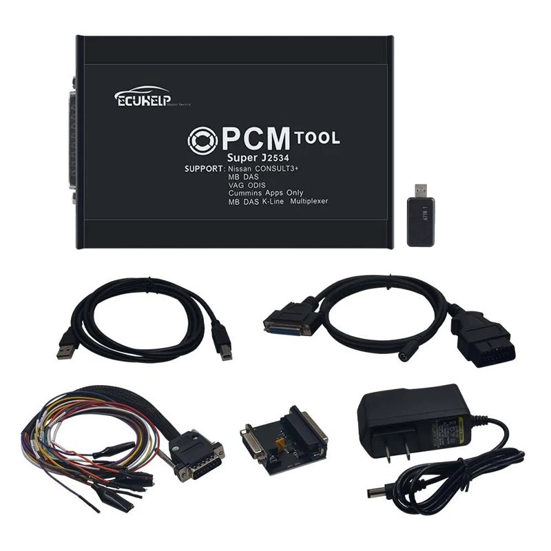 PCMTool Super J2534 Master ECU & TCU Programlama Cihazı (67 Modül Full Set)