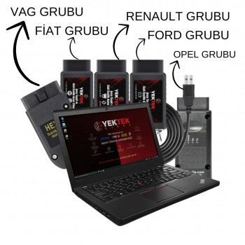 Ford, Mazda, Fiat, Alfa Romeo, Renault, Dacia, Opel ve Vag Grubu İçin Gizli Özellik Açma Seti + + LENOVO X SERİSİ