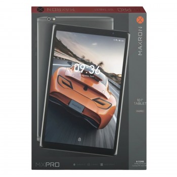 MAXRON MXPRO 10.1 Inch Tablet, 8 Çekirdek CPU, 6 GB RAM, 64 GB Dahili Depolama, SD Kart Desteği, Kılıf Hediyeli
