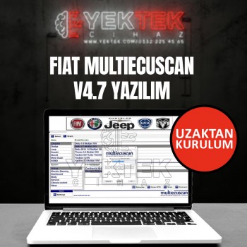 Fiat MultiEcuScan V4.7 Yazılımı