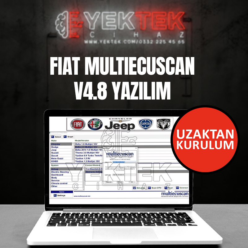 Fiat MultiEcuScan V4.8 Yazılımı