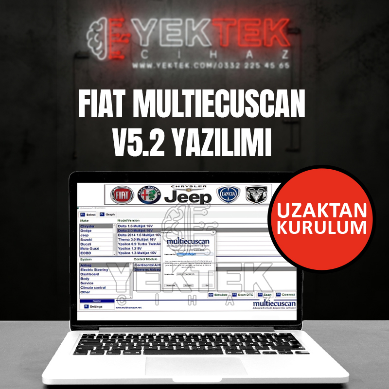 Fiat MultiEcuScan V5.1 Yazılımı