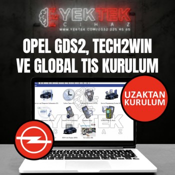 OPEL GDS2, TECH2WIN VE GLOBAL TIS KURULUM