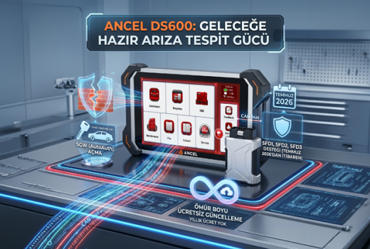 Yeni Nesil Profesyonel Arıza Tespit Cihazı: ANCEL DS600 İncelemesi ve Özellikleri
