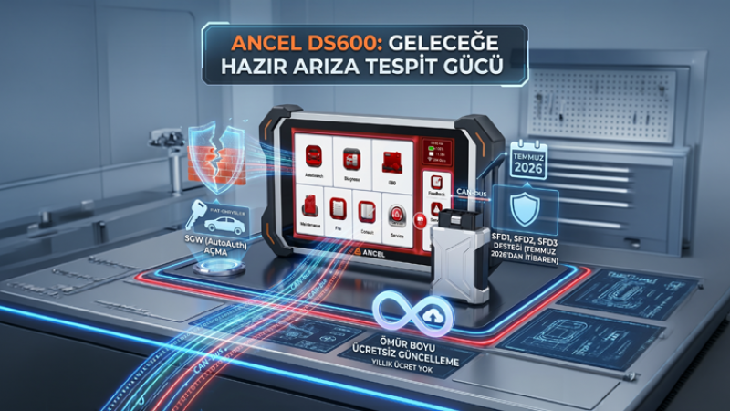 Yeni Nesil Profesyonel Arıza Tespit Cihazı: ANCEL DS600 İncelemesi ve Özellikleri