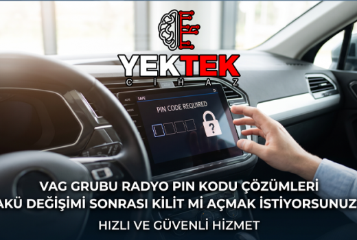 Radyonuz Kilitlendi mi? Araç Radyo Pin Kodu Hakkında Her Şey ve Kesin Çözüm