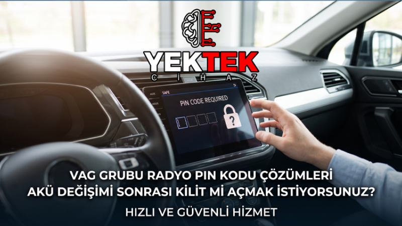 Radyonuz Kilitlendi mi? Araç Radyo Pin Kodu Hakkında Her Şey ve Kesin Çözüm