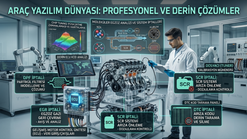Araç Yazılım Dünyası: Dosyacı Nedir, Chip Tuning ve İptal İşlemleri Neden Yapılır?