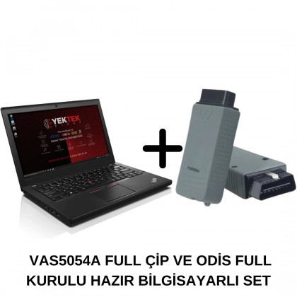 VAS 5054A Odis kurulu hazır bilgisayar + LENOVO X SERİSİ