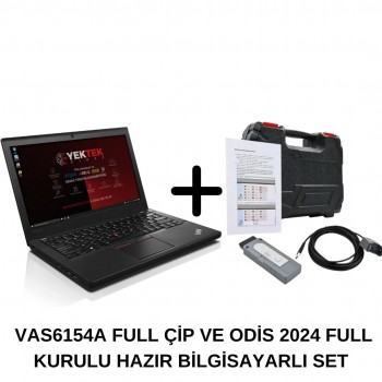 VAS 6154A 1:1 Oem Odis Servis 24.3.2 ve Odis Mühendislik 18.2.0 Kurulu Hazır Bilgisayar + LENOVO X SERİSİ