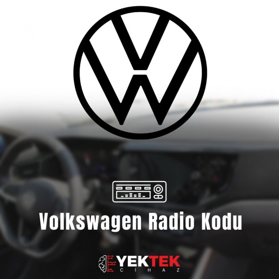 Volkswagen Radyo Teyp Pin Kodu Servisi