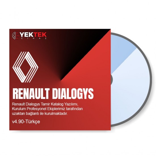 Türkçe Renault Dialogys Tamir, Bakım Ve Elektrik Şeması Katalog Yazılımı v4.90