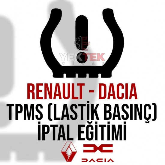 Renault - Dacia TPMS ( Lastik Basınç Sensörü ) İptal Eğitimi