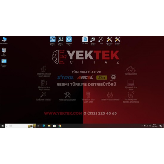 Mercedes SD Connect C6 Doip VCI Arıza Tespit Cihazı - Xentry ( C4 ) Kurulu Hazır Bilgisayar + Dell Latitude 7280