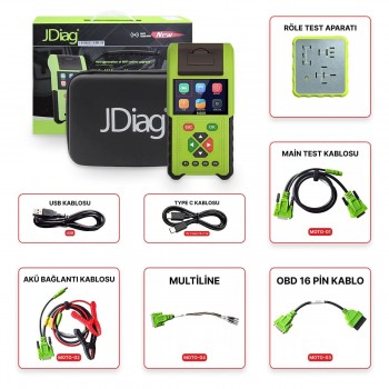 JDiag M200 Motosiklet Arıza Tespit Cihazı - 6 Kablolu OBD Versiyon