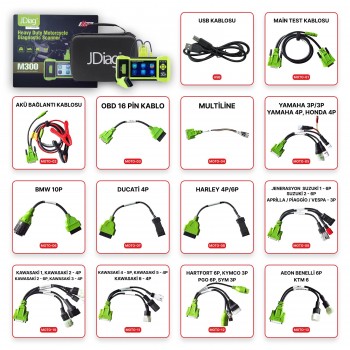 JDiag M300 Motosiklet Arıza Tespit Cihazı - FULL Versiyon