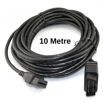 YekTek 10 Metre OBD2 Teşhis Cihazı Uzatma Kablosu 16 Pin – Erkekten Dişi Sokete, Dayanıklı ve Yüksek Kalite