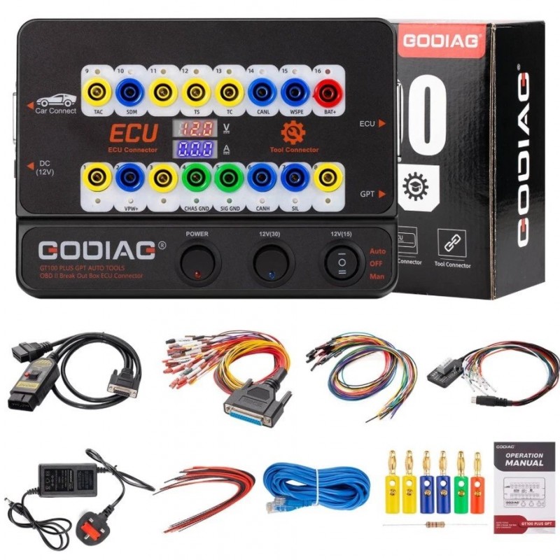 GODIAG GT100 Plus OBD-II ECU Test ve Simülasyon Platformu