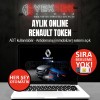Renault Online Token – Aylık Lisans (ADT Uyumlu, İmmobilizer Sistemi Açık)