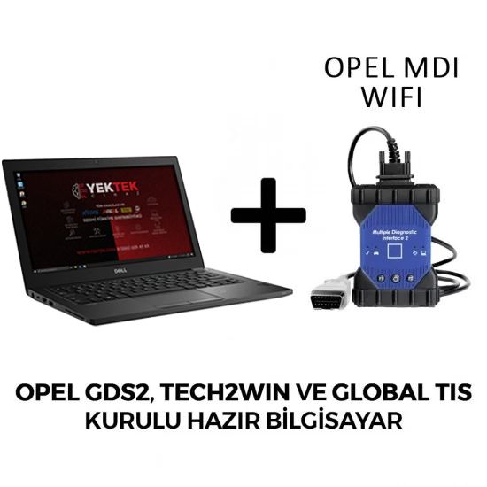 Opel Gds2, Tech2Win ve Global Tis Kurulu Hazır Bilgisayar + Dell Latitude 7280