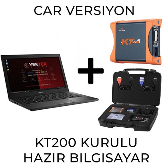 Kt200 Car Versiyon Kurulu Hazır Bilgisayar + Dell Latitude 7280