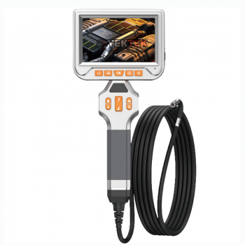 Ancel Çift Kameralı 360° Dönebilen Endoskop Kamera | 5'' Ekran, Otomatik Odaklama, LED'li 6 mm Kamera, SD Kayıt