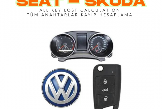MQB48 VAG Tüm Anahtar Kayıp Kodlama Hizmeti- MQB48 All Key Lost Key Programming Service