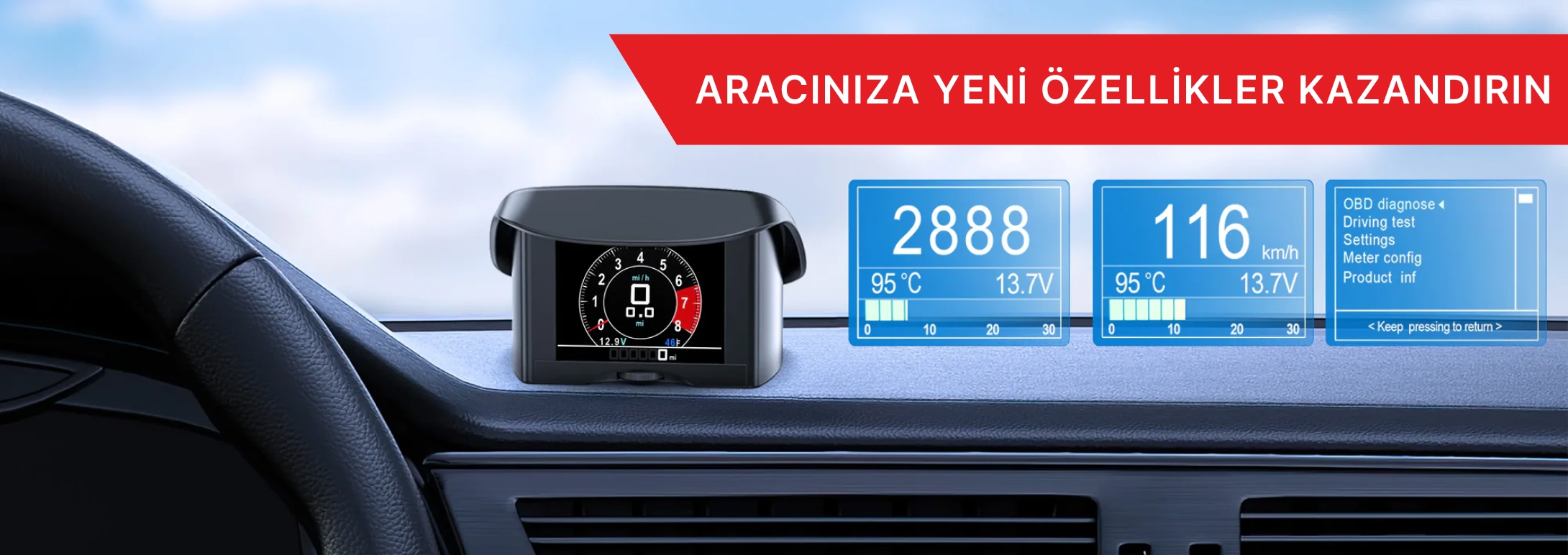 Ancel A202 Dijital Araç Bilgisayarı